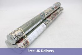 Three Rolls Of Morris & Co Wandle The Collector Wallpapers Batch AB1