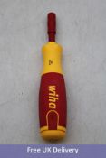 Two Wiha Screwdriver with Bit Magazine, Lift Up electric 41157