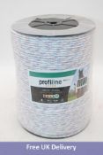 VOSS.farming Electric Fence Rope, 500 m, Ø 6mm, 6 x 0.25 HPC Cores, XL Roll, White
