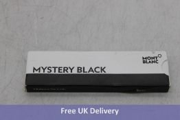 Two Montblanc Mystery Black 2 x Black Ballpen Refills
