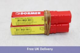 Two Dormer R457 Force X Drill Oil Feed 3XD, 9.40mm
