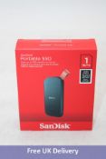 Sandisk Portable SSD, 1TB