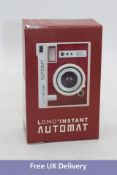 Lomo Instant Automat South Beach Edition Camera, Red/White. Box damaged