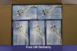 Ten boxes of 50 ACE Irrigation Curved Tipped Syringes, 12cc