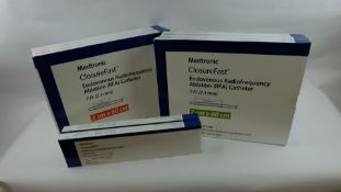 Six Medtronic ClosureFast Catheters Plus Two ClosureRFS Stylet