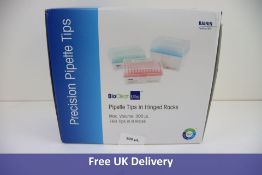 Four Boxes of Bio Clean Ultra Pipette Tips in Hinged Racks, 768 Tips 8 Racks