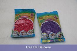 Sixty Packs of Hama Beads Les Perles, Mixed Colours, 1000 Pieces per Packs