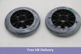 Six Undercover Nick Lomax TV Line V2 Bullet Radius Roller Blade Wheels, 110mm 88A