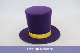 Sweet And Twisted Willie Wonka Hat, Purple