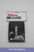 Six Wilson Wrist Coach Bands for American Football, 3 Windows, Fastener, Synthetic Fibre/Cotton, 13c