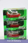 Three Welly NEX 1:18 BMW Isetta Diecast Models
