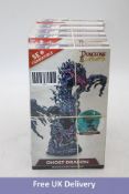 Five Dungeons & Lasers Clear Plastic Ghost Dragon, Dragon Slayers Nightmare Sets