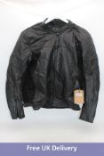 Course Beemer Women's Motorcycle Jacket, Black, Size XL