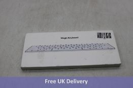 Apple Magic Wireless Keyboard, White/Silver