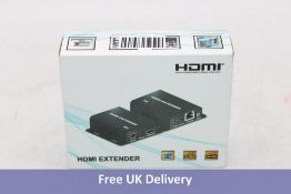 Pro-Signal, HDMI1.3V, Extender Over Single, CATe/6, With IR, Black, 60m