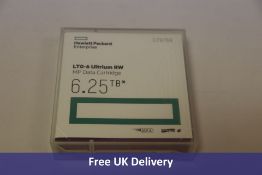 Five HP Lto-6 Data Cartridge, 6.25 TB