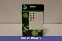 HP 953 Original Ink Cartridge, Black, Cyan, Magenta, Yellow, Multipack