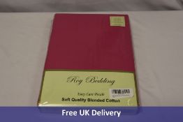 Eleven Roy Bedding Quilt Cover and 2 Pillow Cases to include 2x Double, Fuchsia, 3x King, Baby Pink,