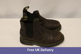 Dr Martens Chelsea Boots, Brown, UK 6.5. Scuffed, no box