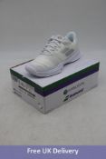 Babolat Men's Jet Mach 3 Grass Court Tennis Trainers, White, UK 9. Box damaged