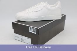 Michael Kors Women's Keating Lace Up Trainers, Optic White, Size US 11