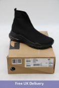 Kurt Geiger Women's Laurel 2 Stretch-knit Sock Trainers, Black/Comb, Size 40. Box damaged