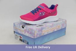 Skechers Kid's Microspec Trainers, Pink/Purple, UK 3