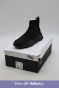 Kurt Geiger Women's Lettie Knit Sock Drench Sneakers, Black, EU 41. Box damaged