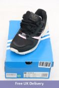 Adidas Women's FV3676 ZX 8000 Trainers, Core Black/Clear Pink, UK 3.5. Box damaged