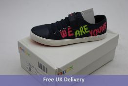 Geox Gisli Children's Sneakers, Blue, UK 6