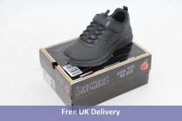 Skechers Boy Classroom Trainers Black, UK 13