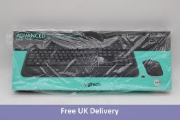 Four Logitech MK540 Advanced Wireless Keyboard and Mouse Combo for Windows, 2.4 GHz Unifying USB-Rec