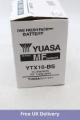 Triumph Battery For Tiger 800 and Tiger 800 XC Models, YTX16-BS