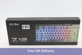 EVGA Z12 RGB Gaming Keyboard, RGB Backlit LED, 5 Programmable Macro Keys