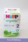 Twelve HiPP Organic 2 from 6 Months Baby Milk Powder, 800g, Expiry Date 5/10/2024