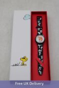 Swatch Peanuts Watch SO28Z107, Black