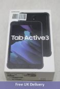 Samsung Tab Active 3 Android Tablet, SM-T575 64GB, Black, Checkmend clear, ref. CM19472739-88AD3. Bo