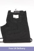 Brax Feel Good Copper FA Jeans, Black, Stretch, Size US 36/32