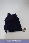 Polartec Hooded Baby Jacket, Dark Blue, UK 3 Months