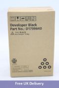 Genuine Ricoh D1799640 Black Developer, Net Weight 1138g New/Unused Original