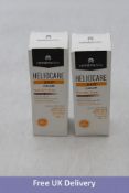 Three Heliocare 360 Gel Oil Free Sunscreen Protectors, Bronze Intense, Spf50, 50ml