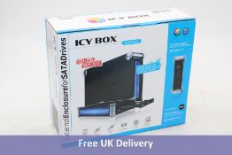 Icy Box IB-550STU3S, 3.5/5.25 Inch HDD Case, USB 3.0/Sata, Black