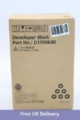 Genuine Ricoh D1799640 Black Developer, Net Weight 1138g New/Unused Original