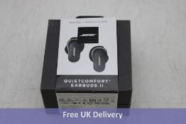 Bose Quiet Comfort Earbuds II, Noise Cancelling, Triple Black. Used, Untested