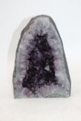 Amethyst Geode, Purple, L33cm, W23.5, 13.52g. COLLECTION ONLY - no delivery available for this item