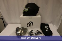 Icon Airflite Peace Keeper Full Face Motorbike Helmet, Black, Small