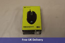 Corsair Scimatar RGB Elite MOBA/MMO Gaming Mouse, Black