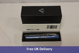 Visconti Breeze Fountain Pen, Blueberry, Steel Nib, Extra Fine