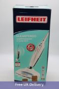 Leifheit Clean Tenso Steam Mop, White. Box damaged, Not Tested