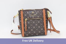 Two Glonni Monogram Cross Body Bags, Dark Brown